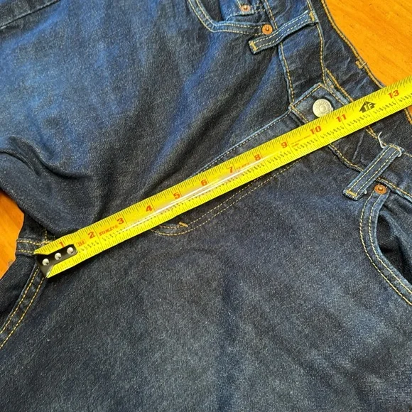 Levi's Mens 511 Jeans - 045114534 - Dark Wash Blue - frayed bottoms 36 x 30 - Picture 16 of 16